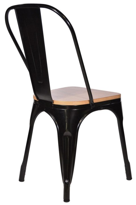 Krzesło metalowe loft CORSICA NERO PINE Lugano Krzesło metalowe loft CORSICA NERO PINE Lugano
