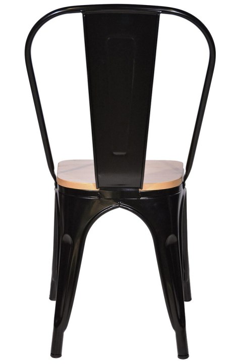 Krzesło metalowe loft CORSICA NERO PINE Lugano Krzesło metalowe loft CORSICA NERO PINE Lugano