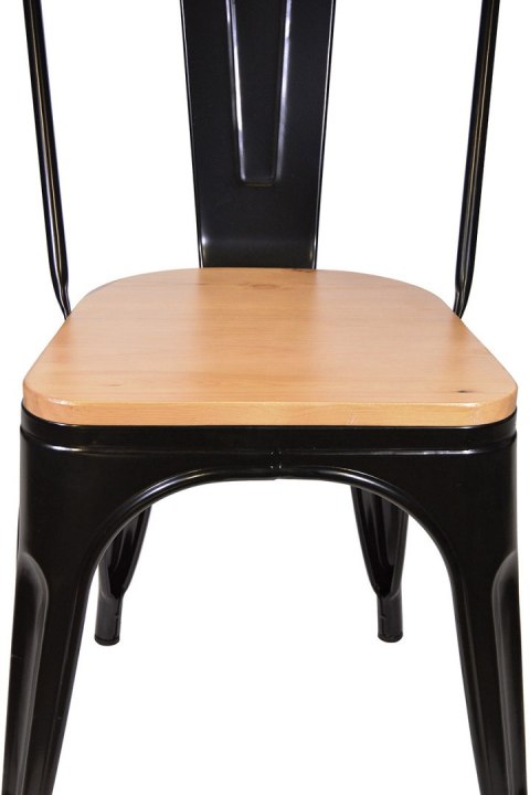 Krzesło metalowe loft CORSICA NERO PINE Lugano Krzesło metalowe loft CORSICA NERO PINE Lugano