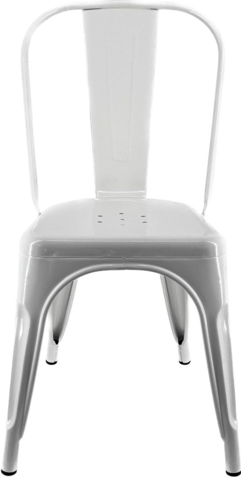 Krzesło metalowe loft CORSICA WHITE Lugano Krzesło metalowe loft CORSICA WHITE Lugano