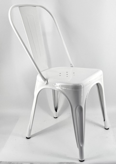 Krzesło metalowe loft CORSICA WHITE Lugano Krzesło metalowe loft CORSICA WHITE Lugano