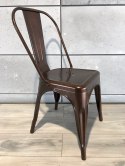 Krzesło metalowe loft metalowe loft CORSICA COPPER II GATUNEK Lugano