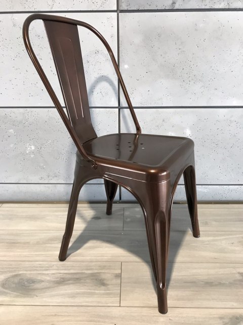 Krzesło metalowe loft metalowe loft CORSICA COPPER II GATUNEK Lugano Krzesło metalowe loft metalowe loft CORSICA COPPER II GATUNEK Lugano