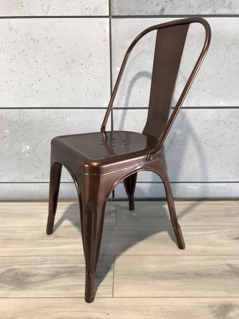 Krzesło metalowe loft CORSICA COPPER TOLIX Lugano Krzesło metalowe loft CORSICA COPPER TOLIX Lugano