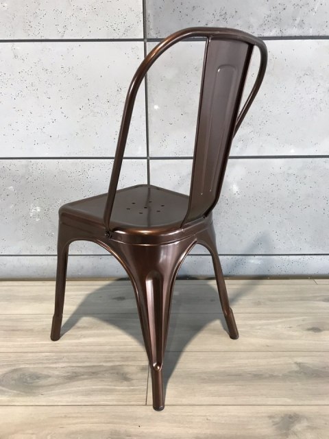 Krzesło metalowe loft CORSICA COPPER TOLIX Lugano Krzesło metalowe loft CORSICA COPPER TOLIX Lugano