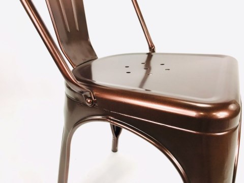 Krzesło metalowe loft CORSICA COPPER TOLIX Lugano Krzesło metalowe loft CORSICA COPPER TOLIX Lugano