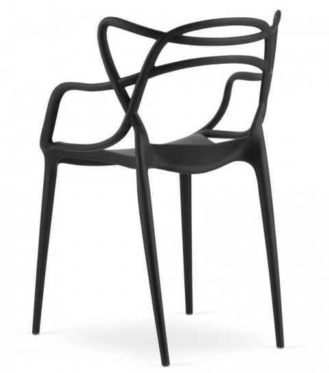 Krzesło nowoczesne SIMON ART BLACK Lugano Krzesło nowoczesne SIMON ART BLACK Lugano