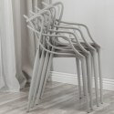 Krzesło nowoczesne SIMON ART GREY Lugano