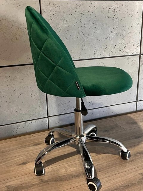 Krzesło obrotowe GLORIA OFFICE GREEN VELVET Lugano Krzesło obrotowe GLORIA OFFICE GREEN VELVET Lugano