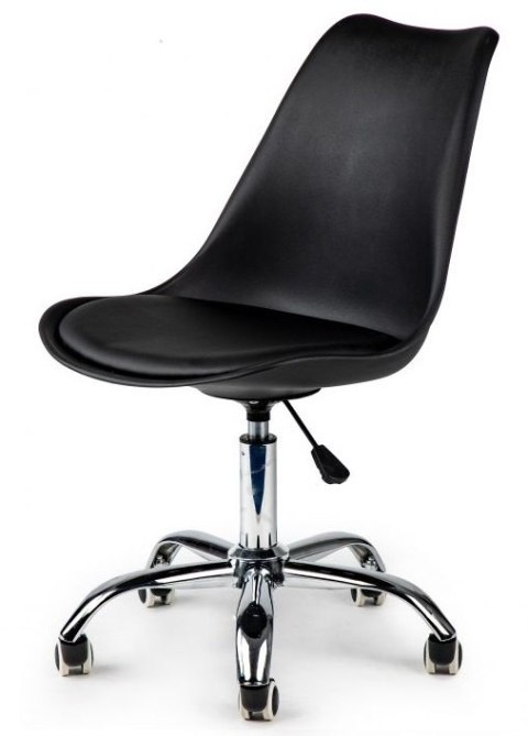 Krzesło obrotowe MONZA OFFICE BLACK PU Lugano Krzesło obrotowe MONZA OFFICE BLACK PU Lugano