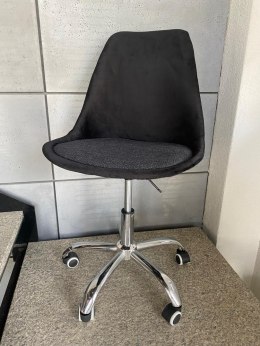 Krzesło obrotowe MONZA OFFICE Black Velvet OUTLET Lugano
