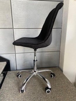 Krzesło obrotowe MONZA OFFICE Black Velvet OUTLET Lugano