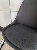 Krzesło obrotowe MONZA OFFICE Black Velvet OUTLET Lugano