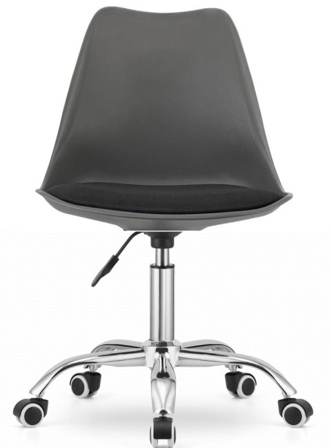 Krzesło obrotowe MONZA OFFICE GREY + BLACK FABRIC II Lugano Krzesło obrotowe MONZA OFFICE GREY + BLACK FABRIC II Lugano