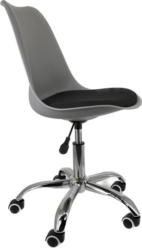 Krzesło obrotowe MONZA OFFICE GREY + BLACK FABRIC II Lugano Krzesło obrotowe MONZA OFFICE GREY + BLACK FABRIC II Lugano