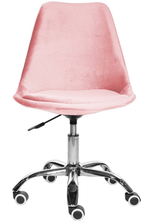 Krzesło obrotowe MONZA OFFICE Pink Velvet Lugano Krzesło obrotowe MONZA OFFICE Pink Velvet Lugano