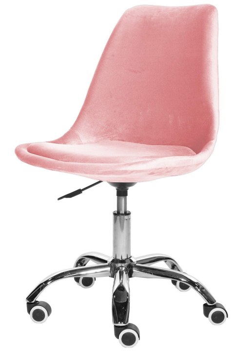 Krzesło obrotowe MONZA OFFICE Pink Velvet Lugano Krzesło obrotowe MONZA OFFICE Pink Velvet Lugano