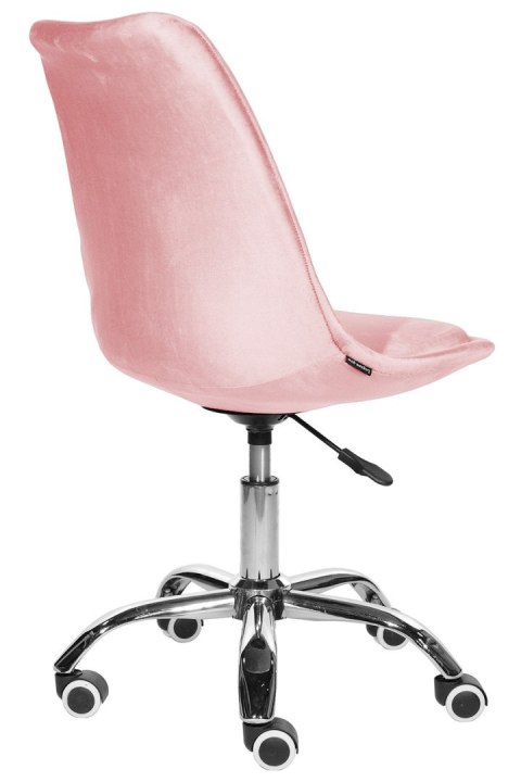Krzesło obrotowe MONZA OFFICE Pink Velvet Lugano Krzesło obrotowe MONZA OFFICE Pink Velvet Lugano