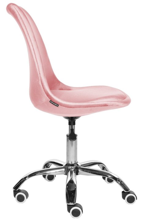 Krzesło obrotowe MONZA OFFICE Pink Velvet Lugano Krzesło obrotowe MONZA OFFICE Pink Velvet Lugano
