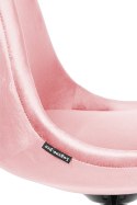 Krzesło obrotowe MONZA OFFICE Pink Velvet Lugano