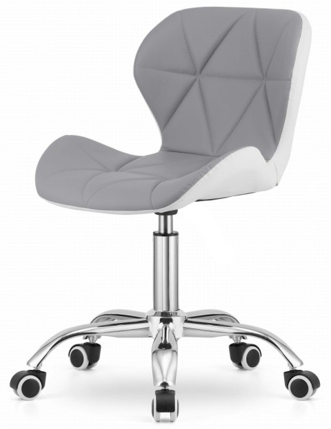 Krzesło obrotowe VASTO OFFICE PU GREY + WHITE Lugano Krzesło obrotowe VASTO OFFICE PU GREY + WHITE Lugano
