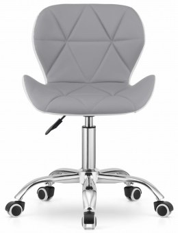 Krzesło obrotowe VASTO OFFICE PU GREY + WHITE Lugano