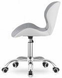 Krzesło obrotowe VASTO OFFICE PU GREY + WHITE Lugano