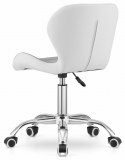 Krzesło obrotowe VASTO OFFICE PU GREY + WHITE Lugano