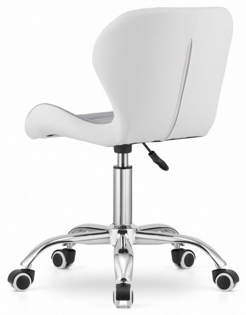 Krzesło obrotowe VASTO OFFICE PU GREY + WHITE Lugano Krzesło obrotowe VASTO OFFICE PU GREY + WHITE Lugano