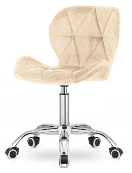 Krzesło obrotowe VASTO OFFICE VELVET BEIGE Lugano