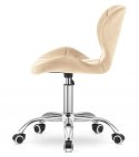 Krzesło obrotowe VASTO OFFICE VELVET BEIGE Lugano
