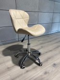 Krzesło obrotowe VASTO OFFICE VELVET BEIGE Lugano