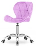 Krzesło obrotowe VASTO OFFICE VELVET VIOLET Lugano