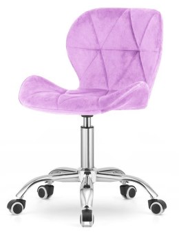 Krzesło obrotowe VASTO OFFICE VELVET VIOLET Lugano