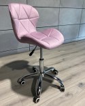 Krzesło obrotowe VASTO OFFICE VELVET VIOLET Lugano