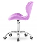 Krzesło obrotowe VASTO OFFICE VELVET VIOLET Lugano