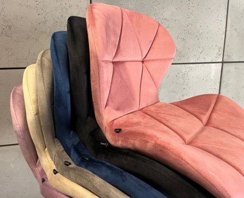 Krzesło obrotowe VASTO OFFICE VELVET VIOLET Lugano Krzesło obrotowe VASTO OFFICE VELVET VIOLET Lugano