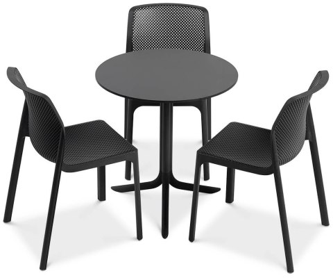 Krzesło plastikowe nowoczesne SILLA BLACK Lugano Krzesło plastikowe nowoczesne SILLA BLACK Lugano
