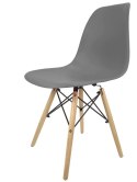 Krzesło skandynawskie IMPERIA DARK GREY DM Lugano