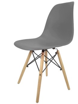 Krzesło skandynawskie IMPERIA DARK GREY DM Lugano