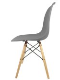 Krzesło skandynawskie IMPERIA DARK GREY DM Lugano