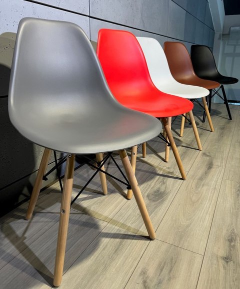 Krzesło skandynawskie IMPERIA DARK GREY DM Lugano Krzesło skandynawskie IMPERIA DARK GREY DM Lugano