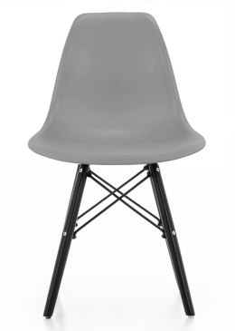 Krzesło skandynawskie IMPERIA DARK GREY SMOKE Lugano