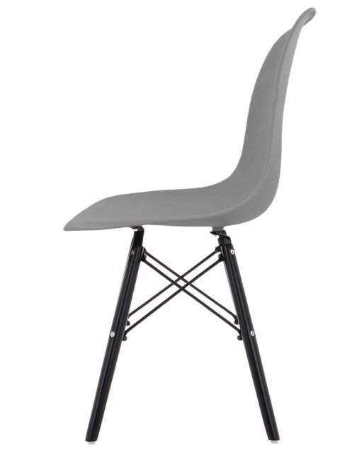 Krzesło skandynawskie IMPERIA DARK GREY SMOKE Lugano Krzesło skandynawskie IMPERIA DARK GREY SMOKE Lugano