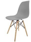 Krzesło skandynawskie IMPERIA LIGHT GREY DM Lugano