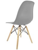 Krzesło skandynawskie IMPERIA LIGHT GREY DM Lugano