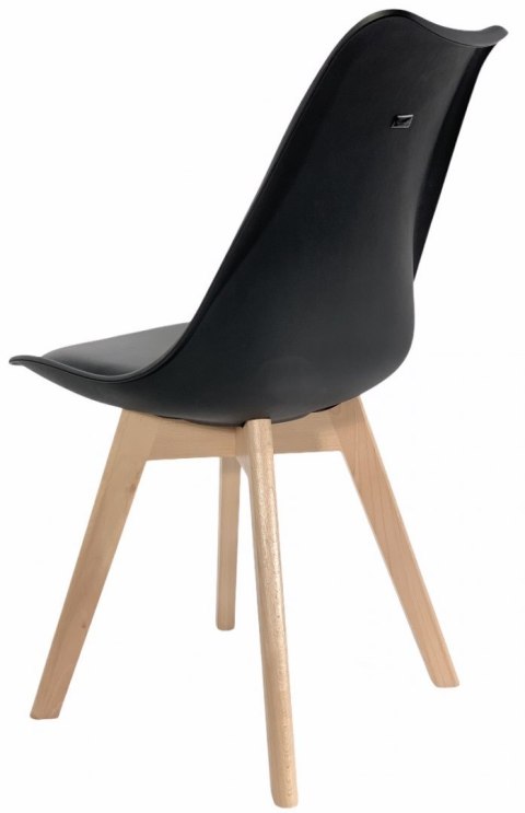 Krzesło skandynawskie MONZA BLACK Pro Lugano Krzesło skandynawskie MONZA BLACK Pro Lugano