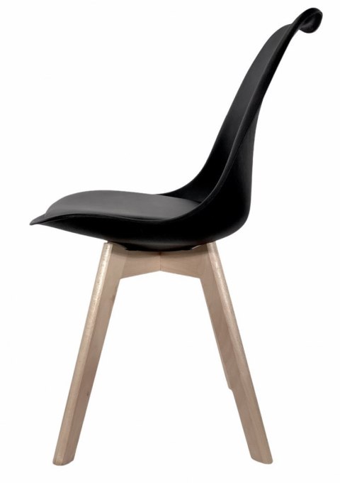 Krzesło skandynawskie MONZA BLACK Pro Lugano Krzesło skandynawskie MONZA BLACK Pro Lugano