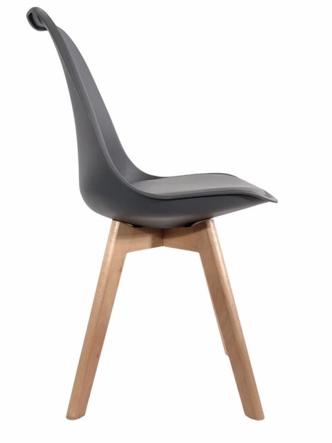 Krzesło skandynawskie MONZA DARK GREY II GATUNEK Lugano Krzesło skandynawskie MONZA DARK GREY II GATUNEK Lugano