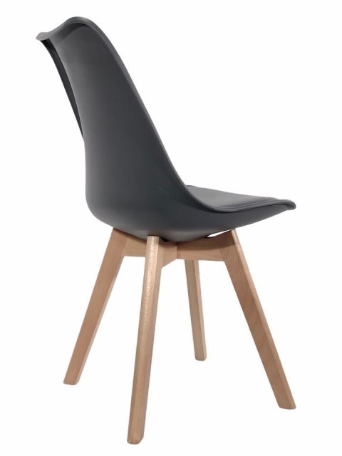 Krzesło skandynawskie MONZA DARK GREY II GATUNEK Lugano Krzesło skandynawskie MONZA DARK GREY II GATUNEK Lugano